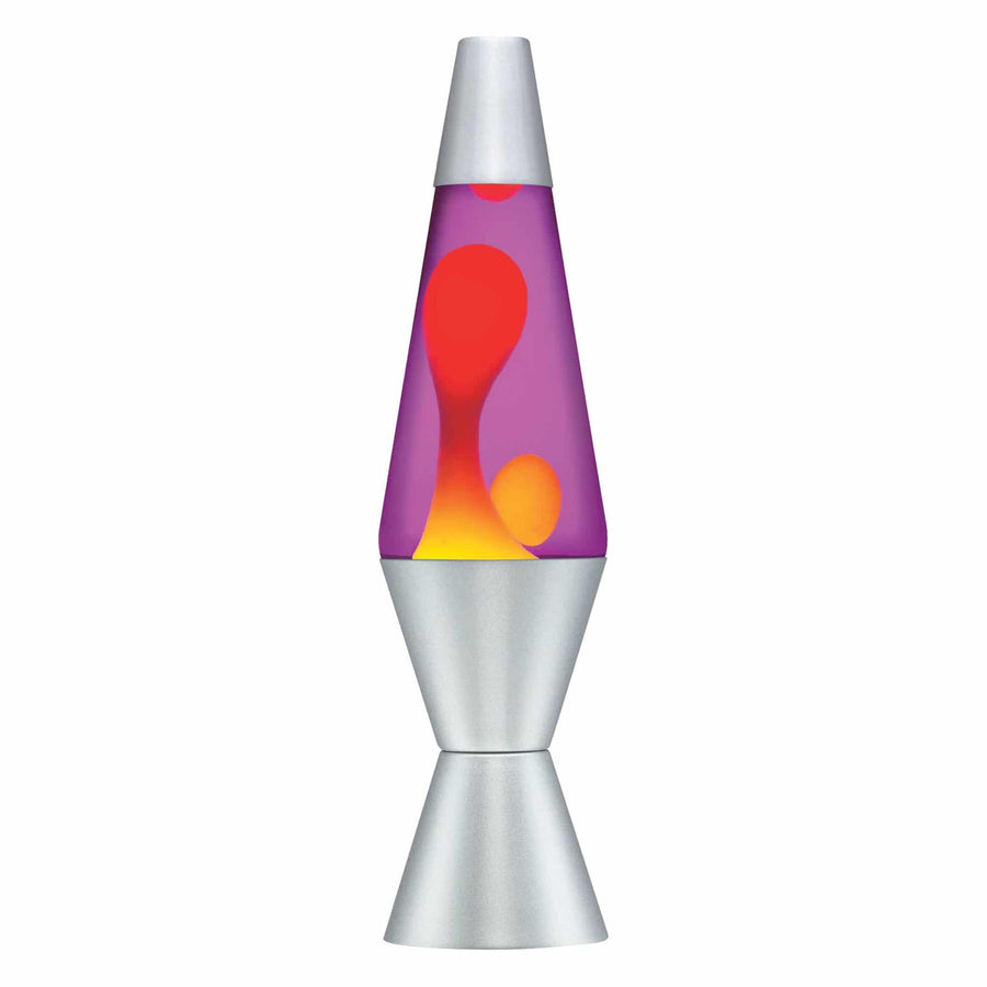 14.5” LAMP – YELLOW/PURPLE/SILVER W8